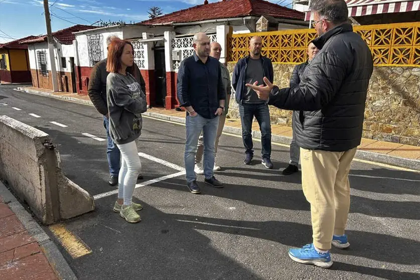 Visita del PSOE a San Amaro