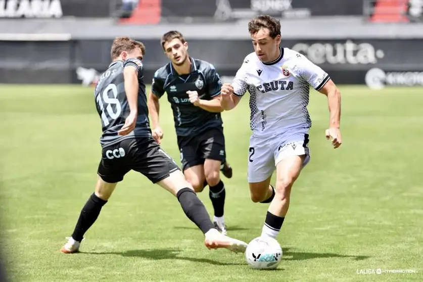 Marino Illescas durante el Ceuta - Castell&oacute;n. Foto: LaLiga.