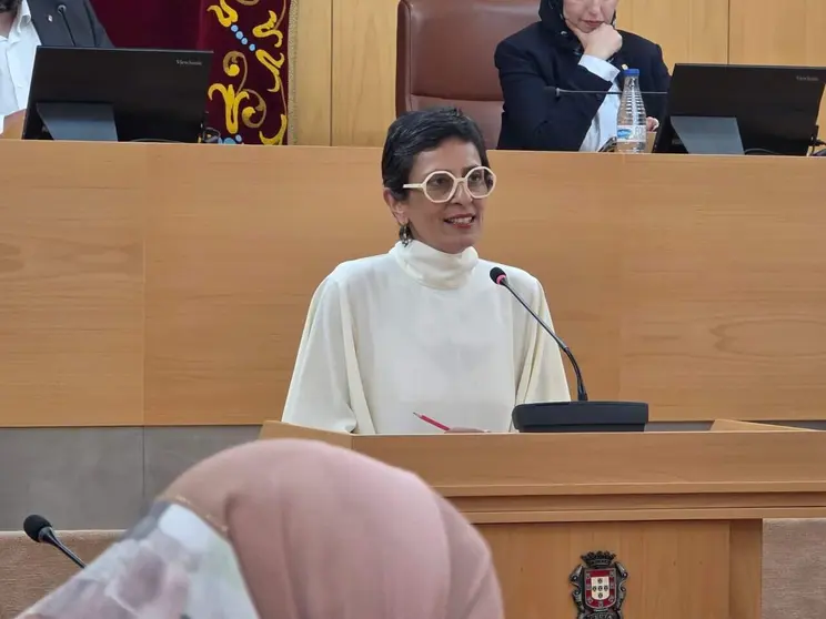  Kissy Chandiramani, durante el debate del estado de la ciudad / L. O. 