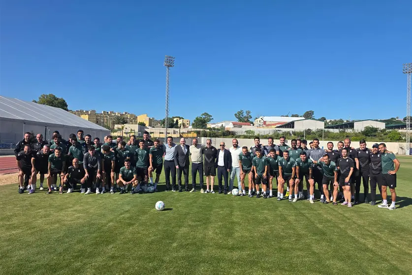 Visita del Delegado del Gobierno, Miguel &Aacute;ngel P&eacute;rez Triano a la AD Ceuta