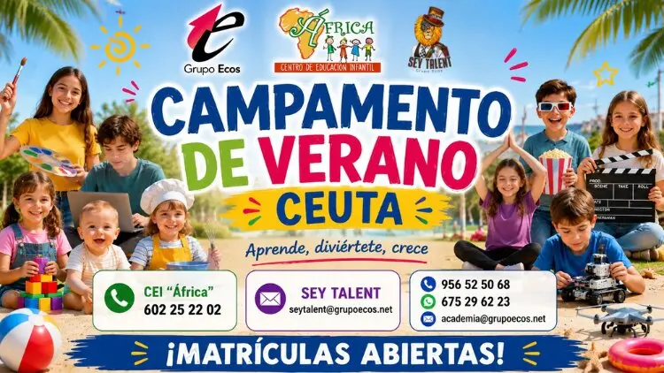 Grupo Ecos lanza en Ceuta un campamento con drones, inteligencia artificial y creatividad