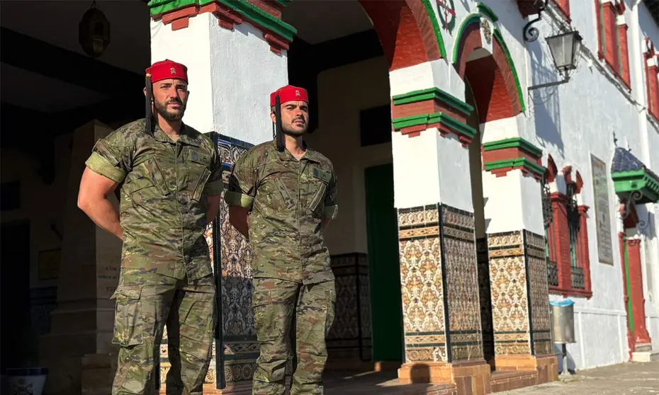 Los Cabos Samuel David Rivero S&aacute;nchez y Juan Parra S&aacute;nchez, del Grupo de Regulares N&ordm; 54 de Ceuta / Alma Palomino