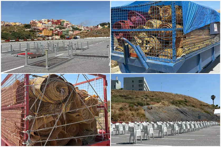 El embolsamiento ya se transforma para el Eid al-Adha: as&iacute; avanzan los preparativos del gran rezo en Ceuta / Alma Palomino