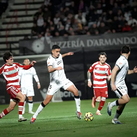 Youness con la camiseta del Ceuta en Segunda Divisi&oacute;n. Foto: AD Ceuta FC / Zaki.