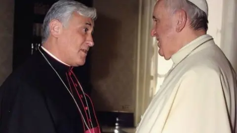 Rafael Zornoza y el Papa Francisco, en una imagen de archivo