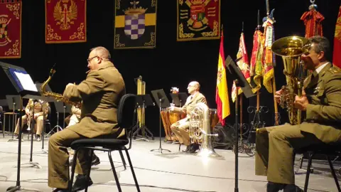 Banda de m&uacute;sica militar / Archivo