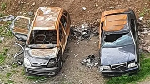 Coches quemados / Archivo