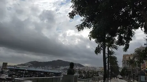 Cielos nublados desde el Paseo de las Palmeras / Archivo