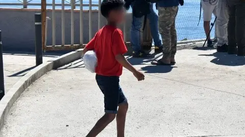 Retorno de un menor en la frontera