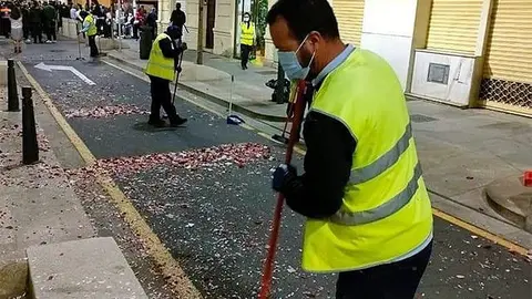 Trabajador de las Brigadas Verdes / Archivo