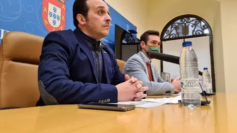 Representantes de Vox en una rueda de prensa / Archivo