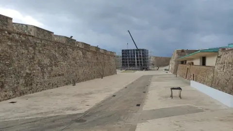 Patio de Armas de las  Murallas Reales
