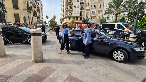 Isabel D&iacute;az Ayuso a su llegada de Ceuta / Laura Ortiz