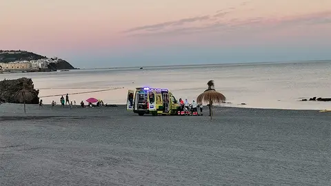 Incidente en la playa del Tarajal / M.E.