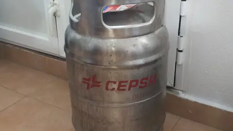Botella de butano/ Ceuta Tv