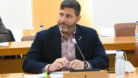El portavoz de Ceuta Ya!, durante una intervenci&oacute;n plenaria/ Archivo