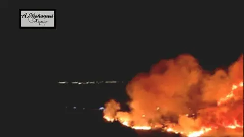 Incendio de Garc&iacute;a Aldave / A. Mohamed