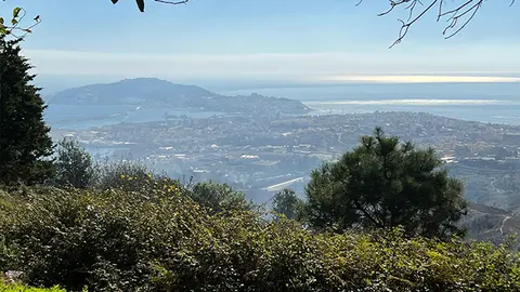 Montes de Ceuta tras un incendio