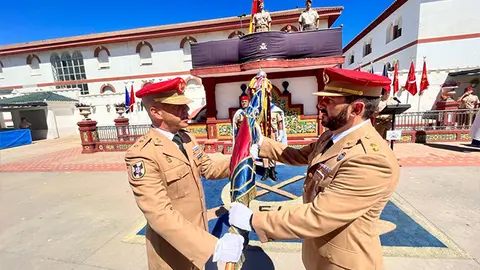 Acto de la toma del mando del Tabor Tetuan / Cedida