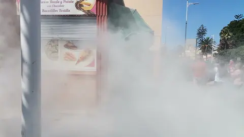 Incendio en la Churrer&iacute;a de Puertas del Campo / Mohamed Ettoileb