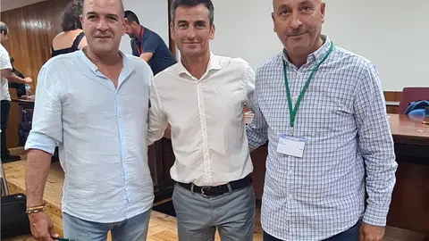 Representantes de AUGC Ceuta junto al Secretario General / Cedida