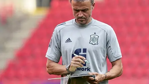 Luis Enrique Mart&iacute;nez. Foto @SeFutbol