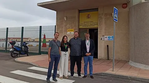 Visita al Puerto de Ceuta del planificador de itinerarios de la compa&ntilde;&iacute;a de cruceros &lsquo;The World&rsquo;, Otto Van Der Westhuizen