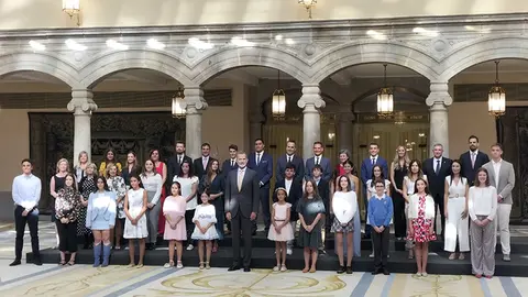 Recepci&oacute;n de don Felipe en El Prado