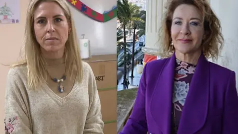 La diputada Teresa L&oacute;pez (izquierda) y la senadora Yolanda Merelo (derecha) / Archivo
