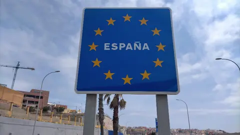 Imagen de la frontera de El Tarajal / Archivo