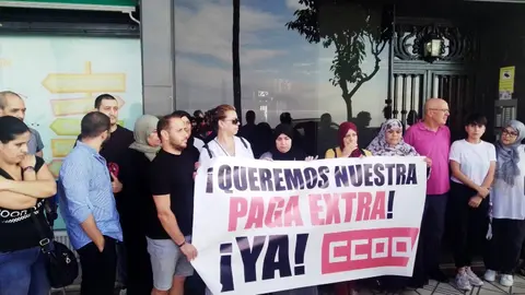 Concentraci&oacute;n de los trabajadores de H&eacute;rcules