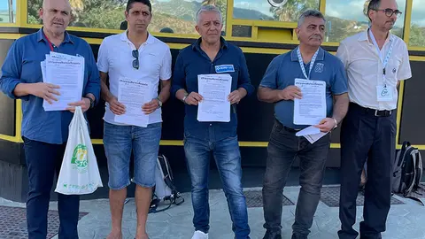 Concentraci&oacute;n ante el centro penitenciario de Fuerte Mendizabal