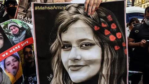 Manifestaci&oacute;n por Mahsa Amini