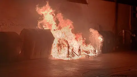 Incendio en una zona de nuestra ciudad / Archivo