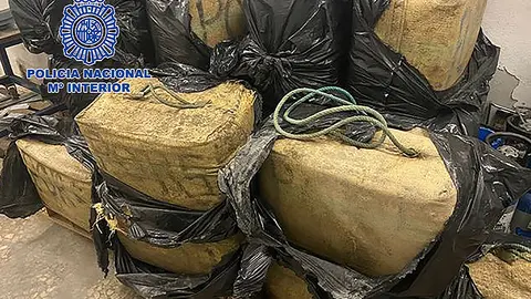 Droga intervenida en la AP-7 Algec&iacute;ras - M&aacute;laga / Polic&iacute;a Nacional