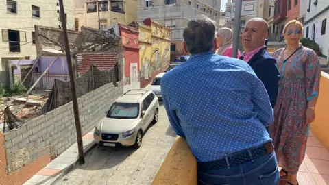 El PSOE visitaba la barriada del Recinto a principios de este mes de octubre