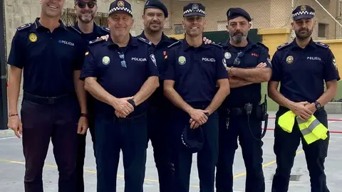 Agentes de la Polic&iacute;a Local en La Inmaculada
