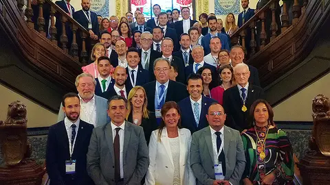 Recepci&oacute;n en el Palacio Auton&oacute;mico a los representantes del Encuentro de J&oacute;venes Cofrades / Mohamed Ettouileb