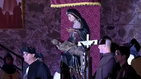 Recreaci&oacute;n de la llegada de la Virgen de &Aacute;frica a Ceuta