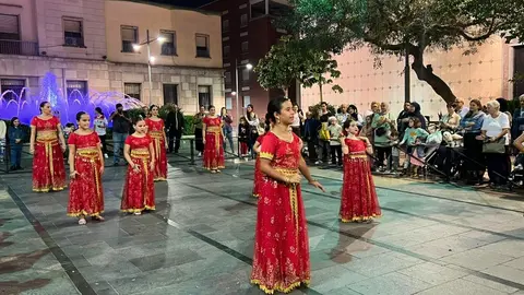 Inauguraci&oacute;n del Diwali en la Plaza de los Reyes. Foto: Laura Ortiz