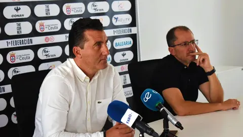 Edu Villegas junto a Jos&eacute; Juan Romero