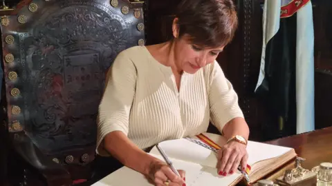 Isabel Rodr&iacute;guez, durante su visita a Ceuta / Archivo