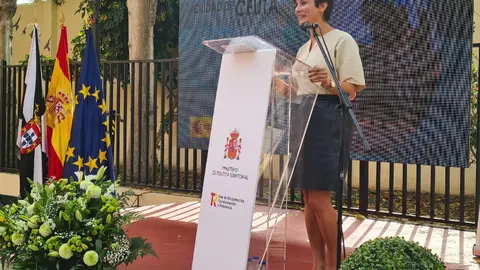 Isabel Rodr&iacute;guez, ex ministra de Pol&iacute;tica Territorial, durante la presentaci&oacute;n del Plan Estrat&eacute;gico