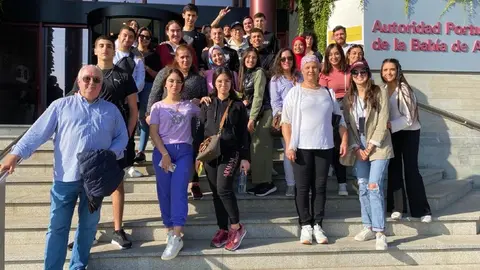 Visita de los alumnos de FP al puerto de Algeciras