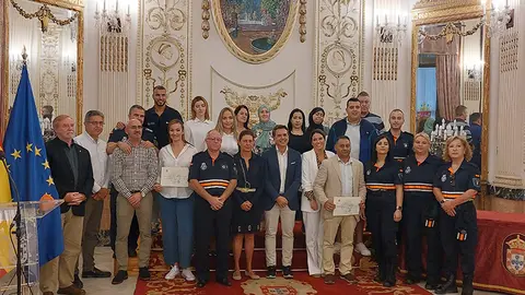 Entrega de diplomas de la AVPC
