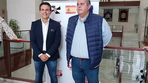Victor R&iacute;os y Javier Romaguera en su comparecendia sobre el sistema de avisos a la poblaci&oacute;n / &Aacute;frica Gonz&aacute;lez