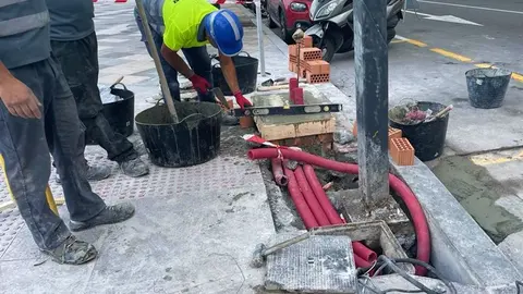 Instalaci&oacute;n de la nueva red de sem&aacute;foros