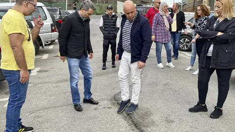 Visita del PSOE a las barriadas de San Daniel y Solis / Cedida