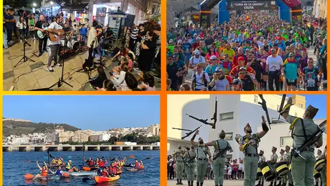 Collage de actividades en Ceuta