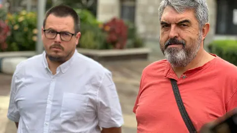 Luis Osuna (izquierda) y Miguel Montenegro, durante su comparecencia / Dani Hern&aacute;ndez